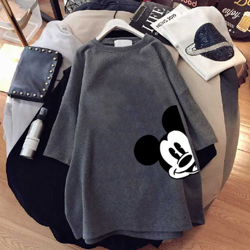 Camiseta Hoodie manga corta Mickey Mouse chica