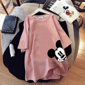 Camiseta Hoodie manga corta Mickey Mouse chica