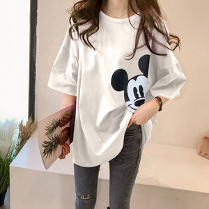 Camiseta Hoodie manga corta Mickey Mouse chica