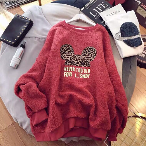 Sudadera polar peluche Mickey Mouse