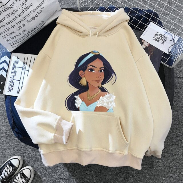 Sudadera Hoodie Kawaii Jasmine Aladdin