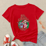 Camiseta manga corta Stitch edición limitada Navidad