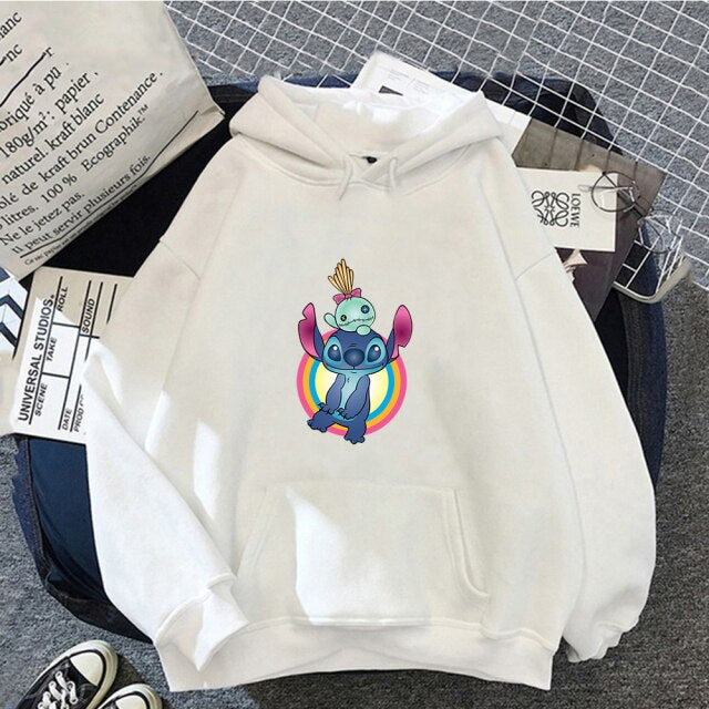 Sudadera Hoodie Lilo & Stitch Kawaii