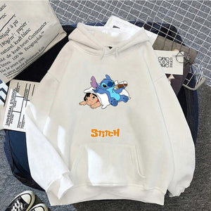 Sudadera Hoodie Lilo & Stitch Kawaii