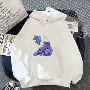 Sudadera Hoodie Lilo & Stitch Kawaii