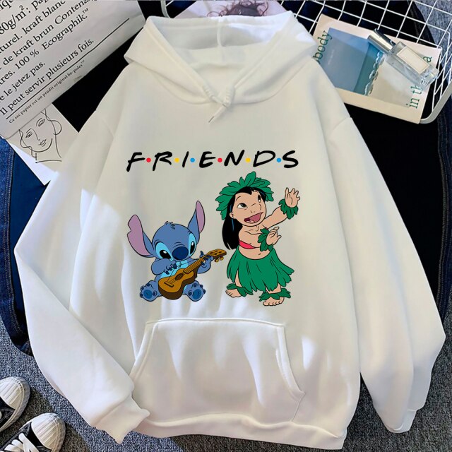 Sudadera Hoodie Lilo & Stitch Kawaii