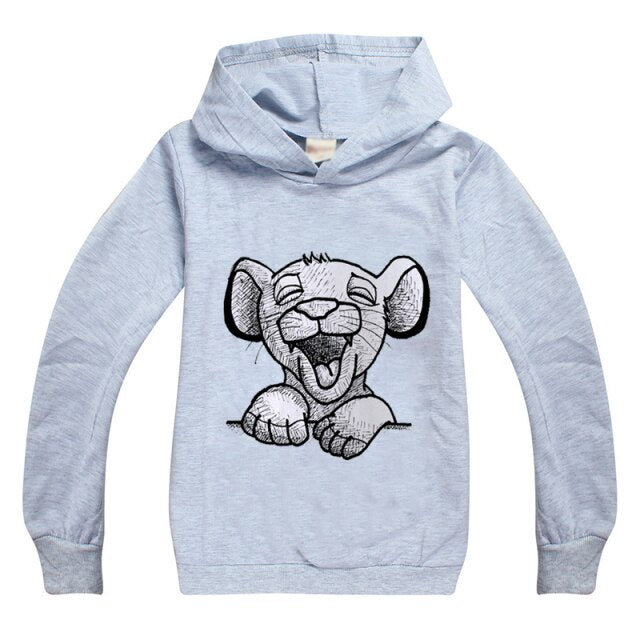 Sudadera Kawaii Rey Leon niños