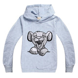 Sudadera Kawaii Rey Leon niños