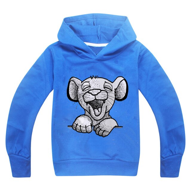 Sudadera Kawaii Rey Leon niños