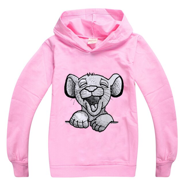 Sudadera Kawaii Rey Leon niños