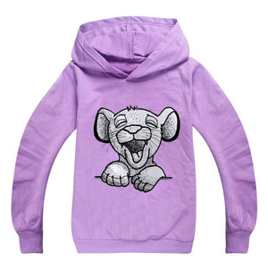 Sudadera Kawaii Rey Leon niños