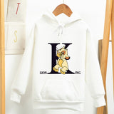 Sudadera Hoodie inicales Rey Leon