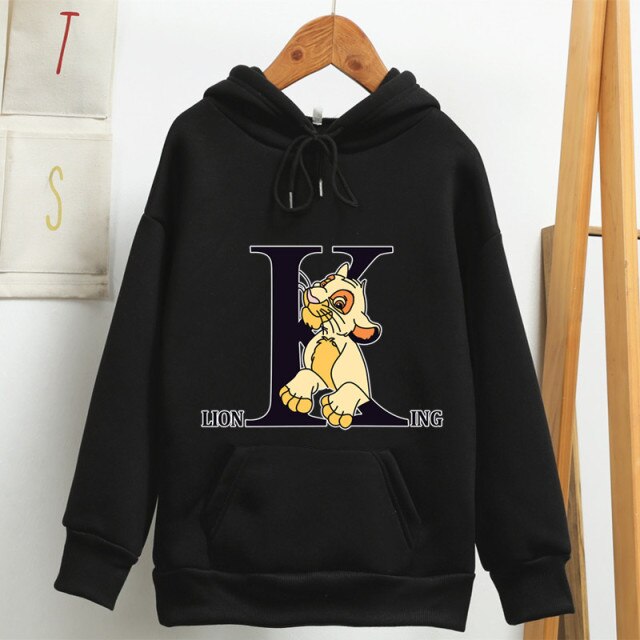 Sudadera Hoodie inicales Rey Leon