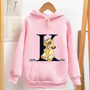 Sudadera Hoodie inicales Rey Leon