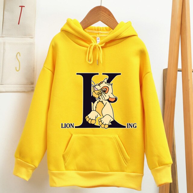 Sudadera Hoodie inicales Rey Leon