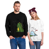 Sudadera Hoodie dinosaurio  kawaii parejas