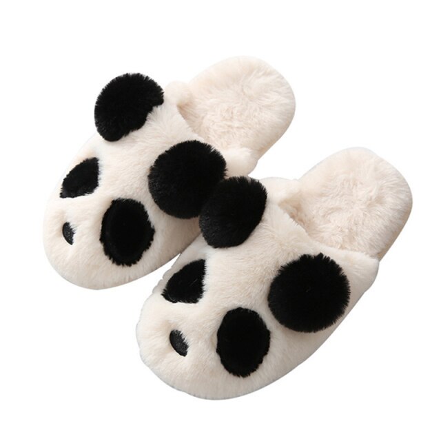 Zapatillas de casa oso panda chica