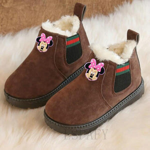 Botas peluche niños Mickey Mouse