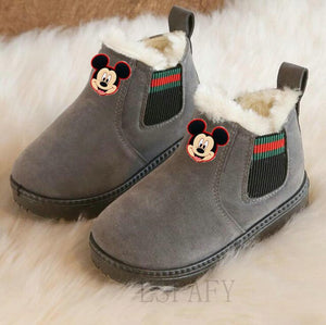 Botas peluche niños Mickey Mouse