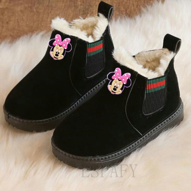 Botas peluche niños Mickey Mouse