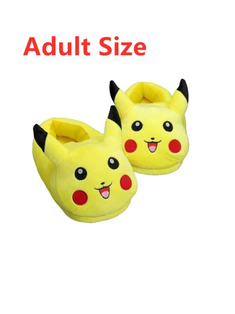 Zapatillas de casa Pikachu peluche