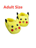 Zapatillas de casa Pikachu peluche