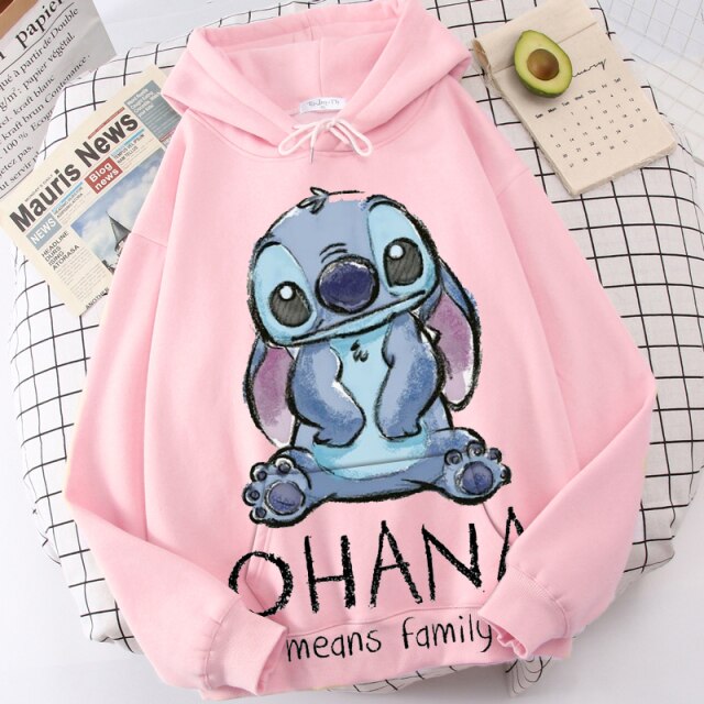 Sudadera Hoodie Stitch Ohana unisex