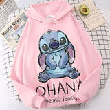 Sudadera Hoodie Stitch Ohana unisex