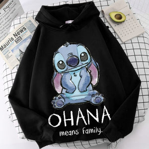 Sudadera Hoodie Stitch Ohana unisex