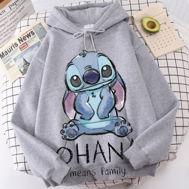 Sudadera Hoodie Stitch Ohana unisex