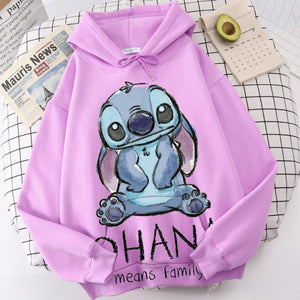 Sudadera Hoodie Stitch Ohana unisex