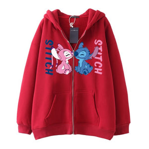 Chaqueta sudadera Stitch Angela