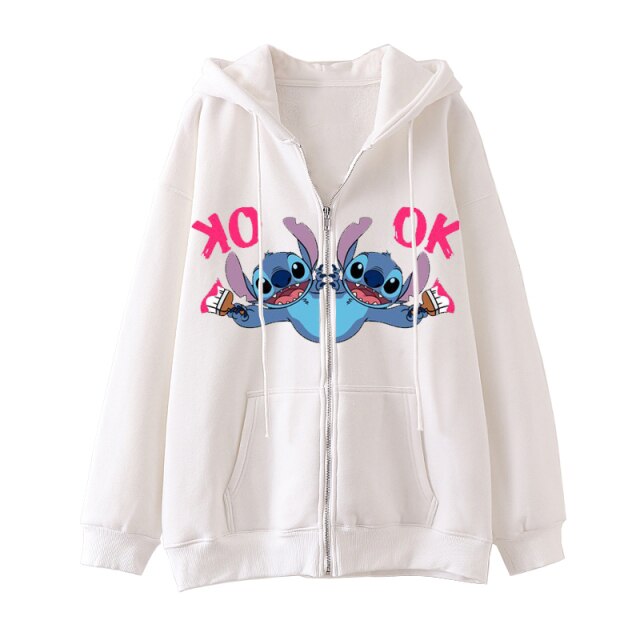 Chaqueta tipo sudadera Stitch unisex