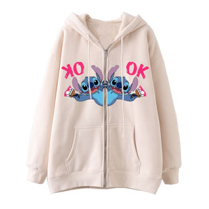 Chaqueta tipo sudadera Stitch unisex