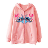 Chaqueta tipo sudadera Stitch unisex