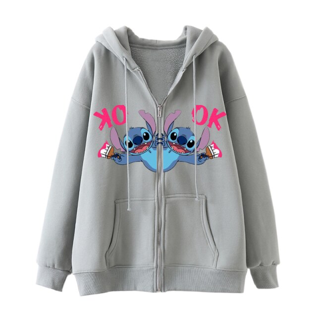 Chaqueta tipo sudadera Stitch unisex