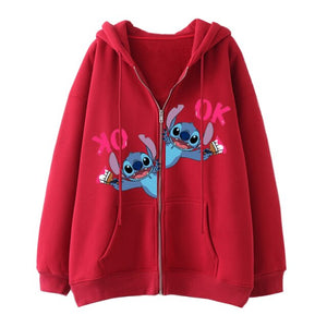 Chaqueta tipo sudadera Stitch unisex