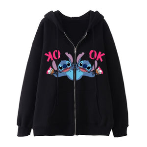 Chaqueta tipo sudadera Stitch unisex