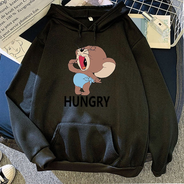 Sudadera Hoodie Tom y Jerry edición Hungry deluxe varios colores