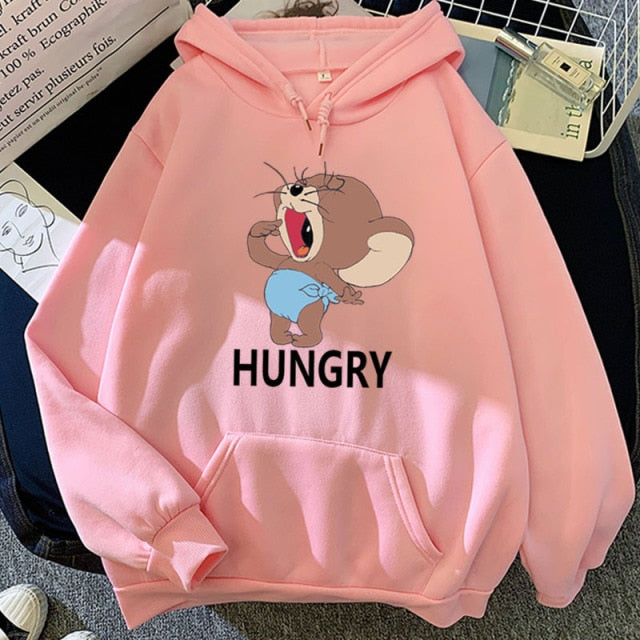 Sudadera Hoodie Tom y Jerry edición Hungry deluxe varios colores