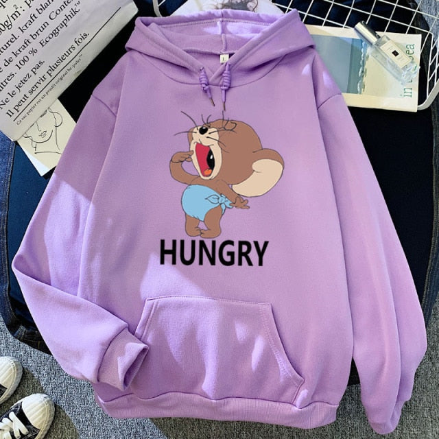 Sudadera Hoodie Tom y Jerry edición Hungry deluxe varios colores