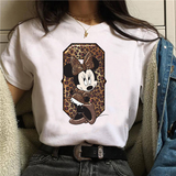 Camiseta manga corta inicales Minnie