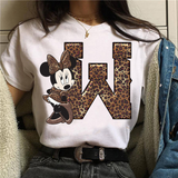 Camiseta manga corta inicales Minnie