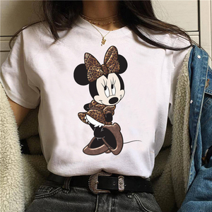 Camiseta manga corta inicales Minnie