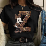 Camiseta manga corta inicales Minnie