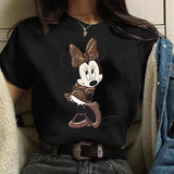 Camiseta manga corta inicales Minnie