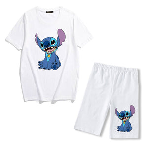 Conjunto 2 piezas tipo pijama Stitch chica