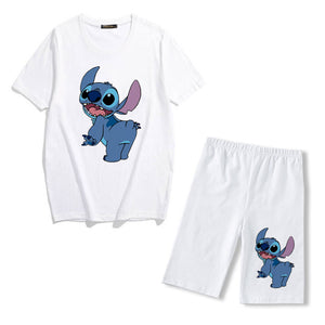 Conjunto 2 piezas tipo pijama Stitch chica