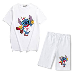 Conjunto 2 piezas tipo pijama Stitch chica