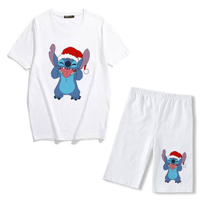 Conjunto 2 piezas tipo pijama Stitch chica